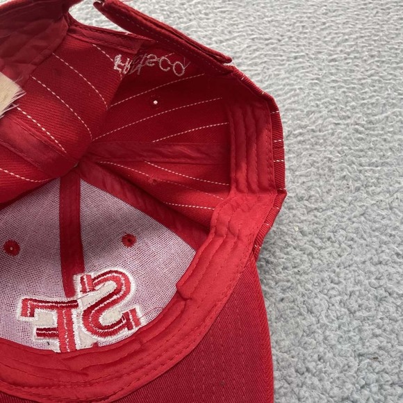 San Francisco Travel dad hat baseball cap red pinstripes destination souvenir - Picture 8 of 9